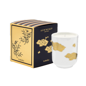 lilly of the valley candle with a box-min